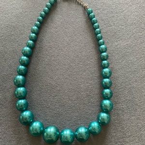Emerald Green Beaded Necklace